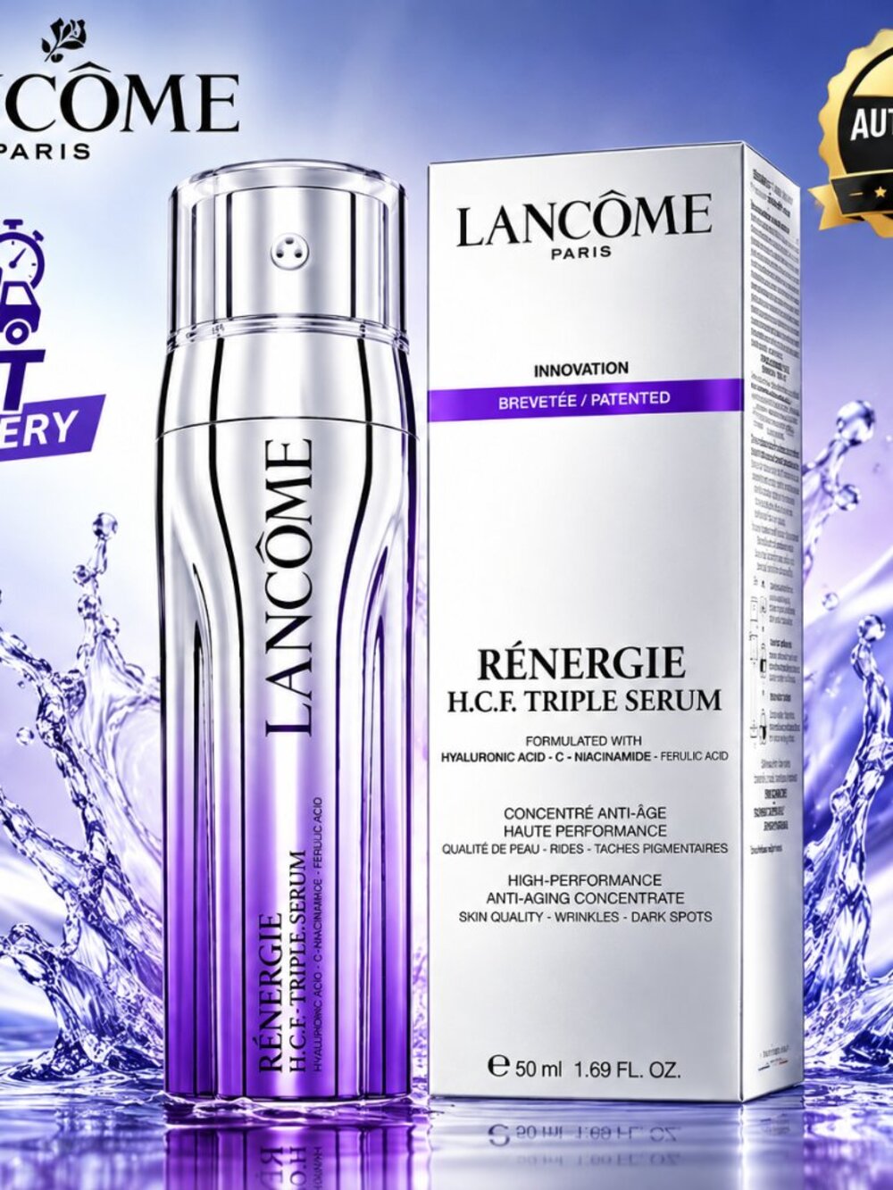 NEW Lancôme Rénergie H.C.F. Triple Serum